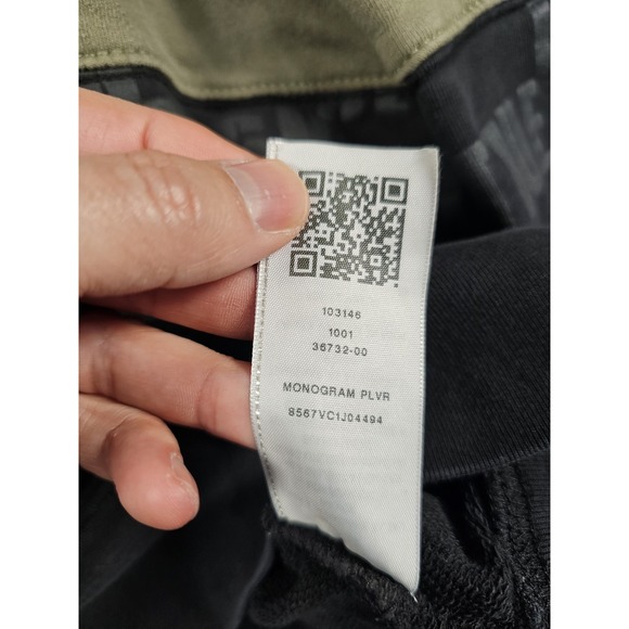 True Religion Hoodie Mens XL Black Green Long Sleeve Logo Colorblock Monogram - Picture 5 of 10